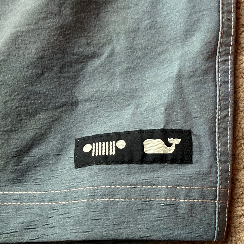 Vineyard Vines x Jeep Coral Drawstring Pastel Sunset Swim Shorts - Picture 5 of 9
